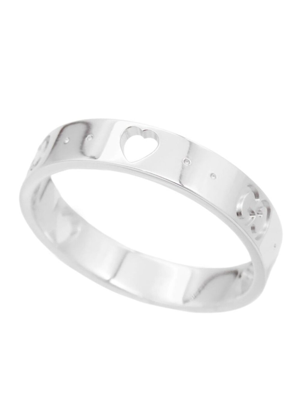 Gucci Icon Amor Ring White Gold 18k Heart